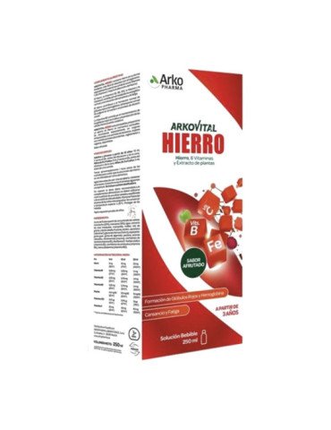 Arkovital Hierro jarabe 250 ml de Arkopharma