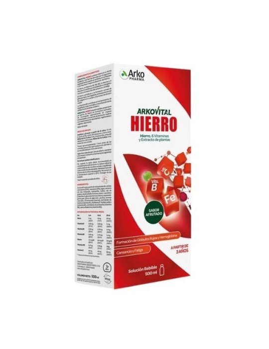 Arkovital Hierro jarabe 500 ml de Arkopharma
