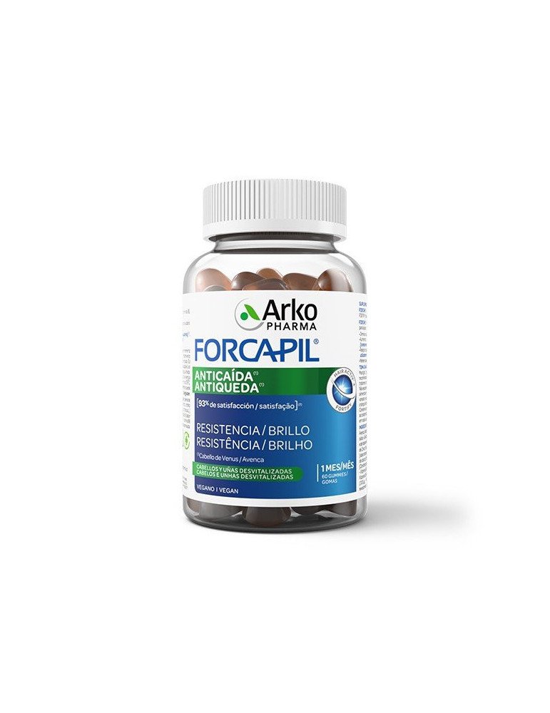 Forcapil Anticaída 60 gominolas de Arkopharma