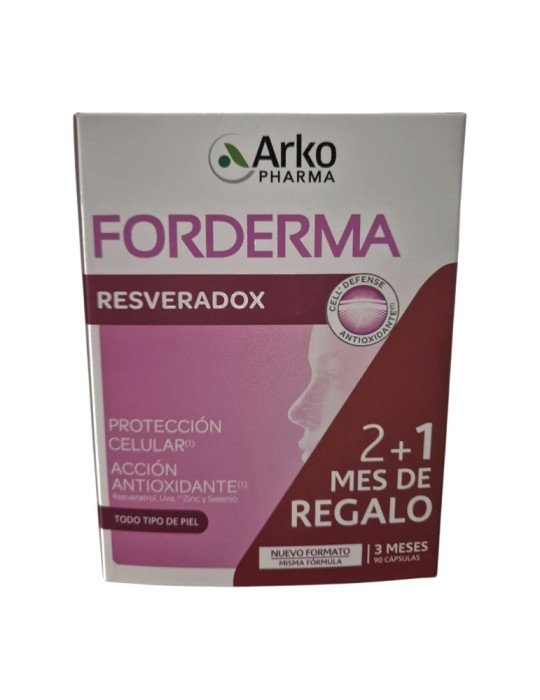 Forderma Resveradox Triplo 90 cápsulas de Arkopharma