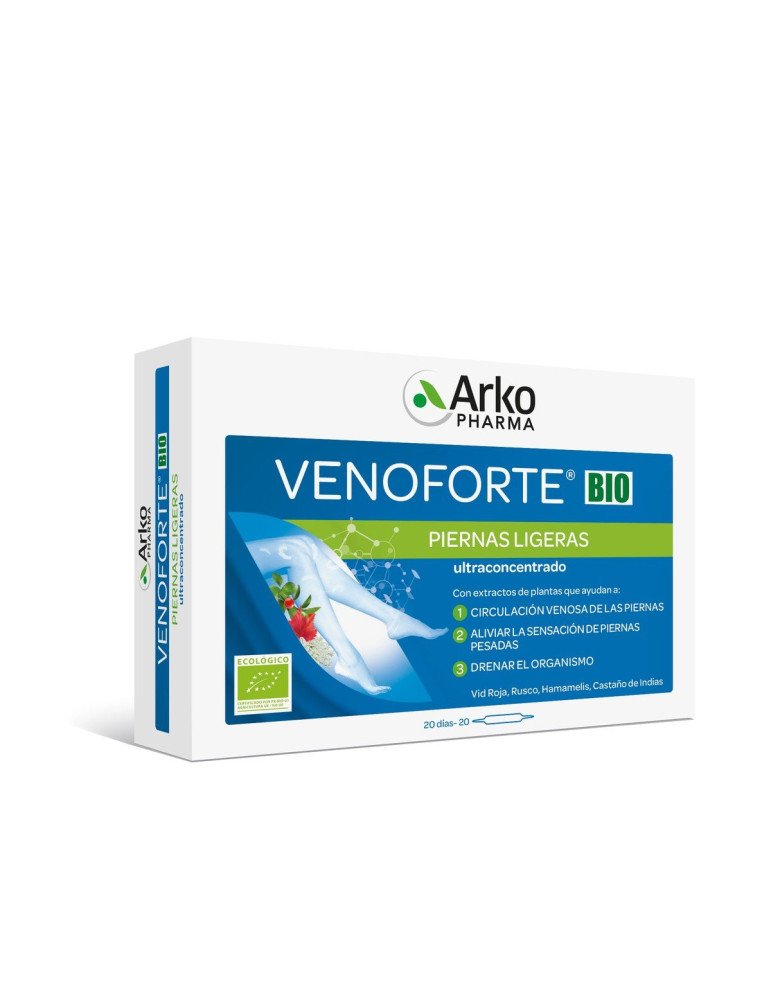Venoforte Ampollas Piernas Ligeras 20 ampollas de Arkopharma