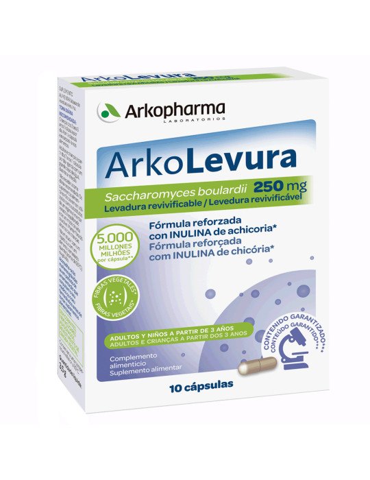 Arkopharma Arko Levura Saccharomyces Boulardii 250 mg 10 Cápsulas