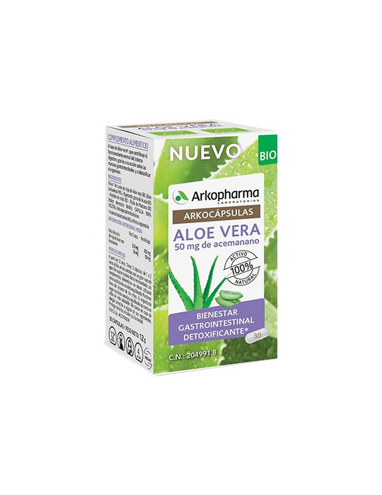 Arkocápsulas Aloe Vera Bio 30 Cápsulas