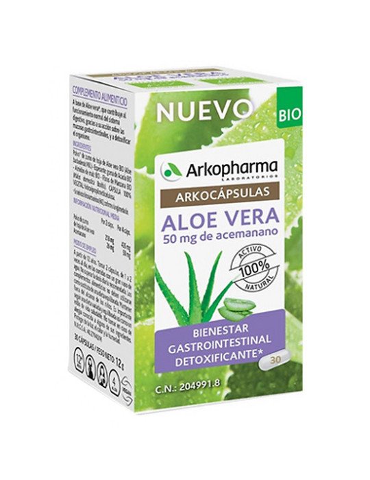 Arkocápsulas Aloe Vera Bio 30 Cápsulas