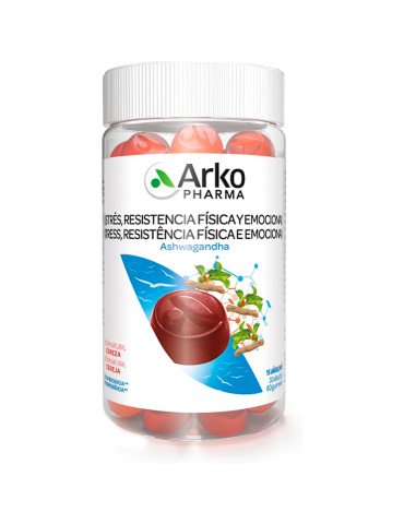 Arkogummies Ashwagandha Estrés Resistencia Física y Emocional 60 Gummies