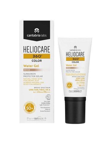 Heliocare 360º Water Gel Color Beige SPF 50+ 50 ml
