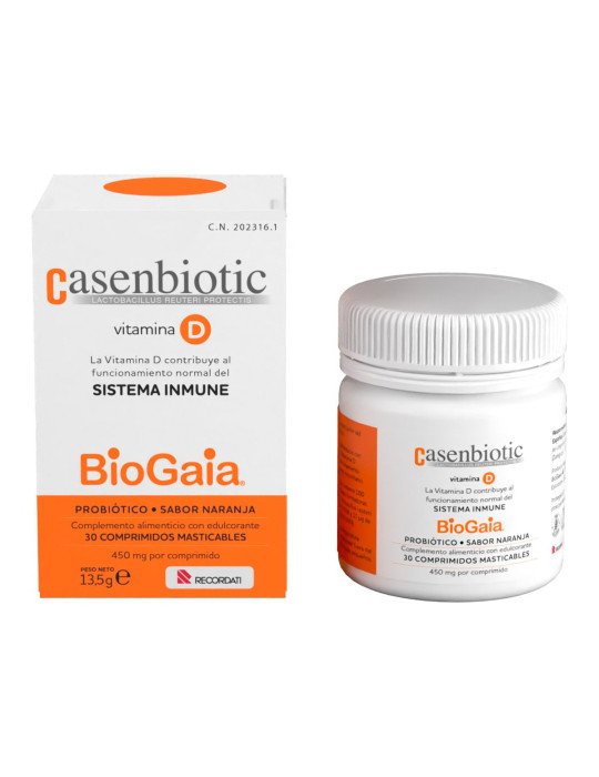 Casenbiotic Vitamina D 30 Comprimidos Masticables
