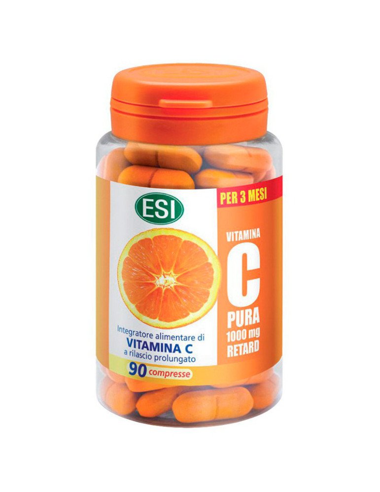 ESI Vitamina C Pura Retard 1000 mg 90 Comprimidos
