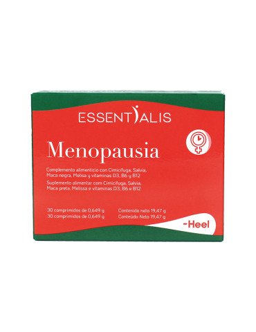 Essentialis Menopausia 30 Comprimidos