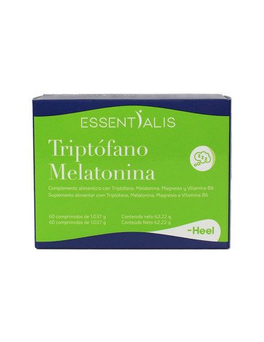 Essentialis Triptófano + Melatonina 60 Comprimidos